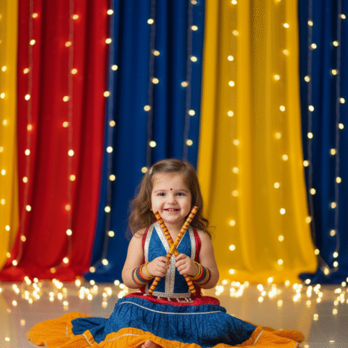 Navratri Lehenga Choli Set – Multicolor