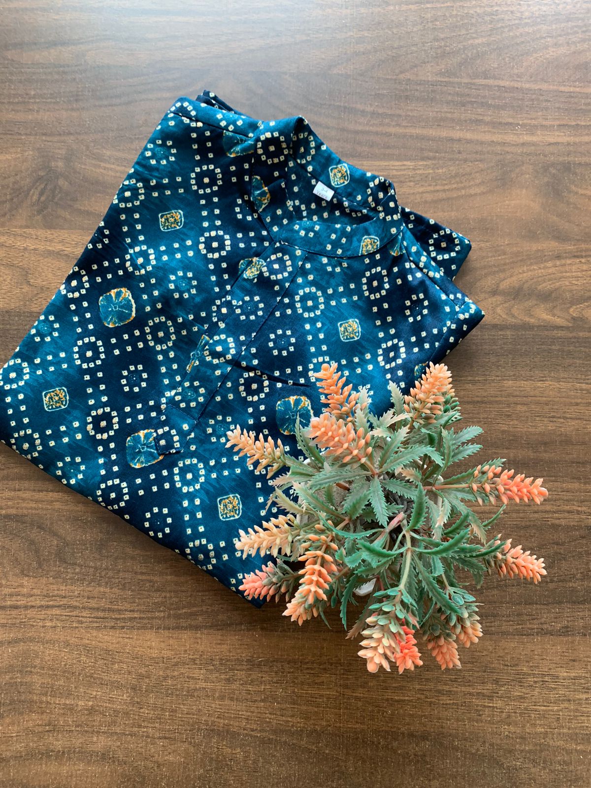 Bandhani Boys Kurta Set - Image 5