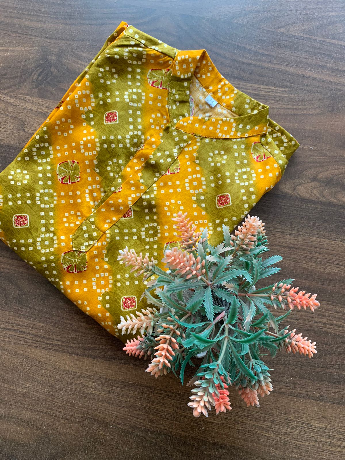 Bandhani Boys Kurta Set - Image 3